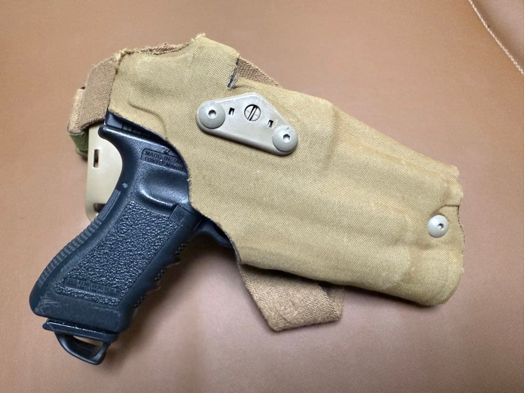 SAFARILAND GLOCK 17/22 ホルスター 実物　TAN 中古