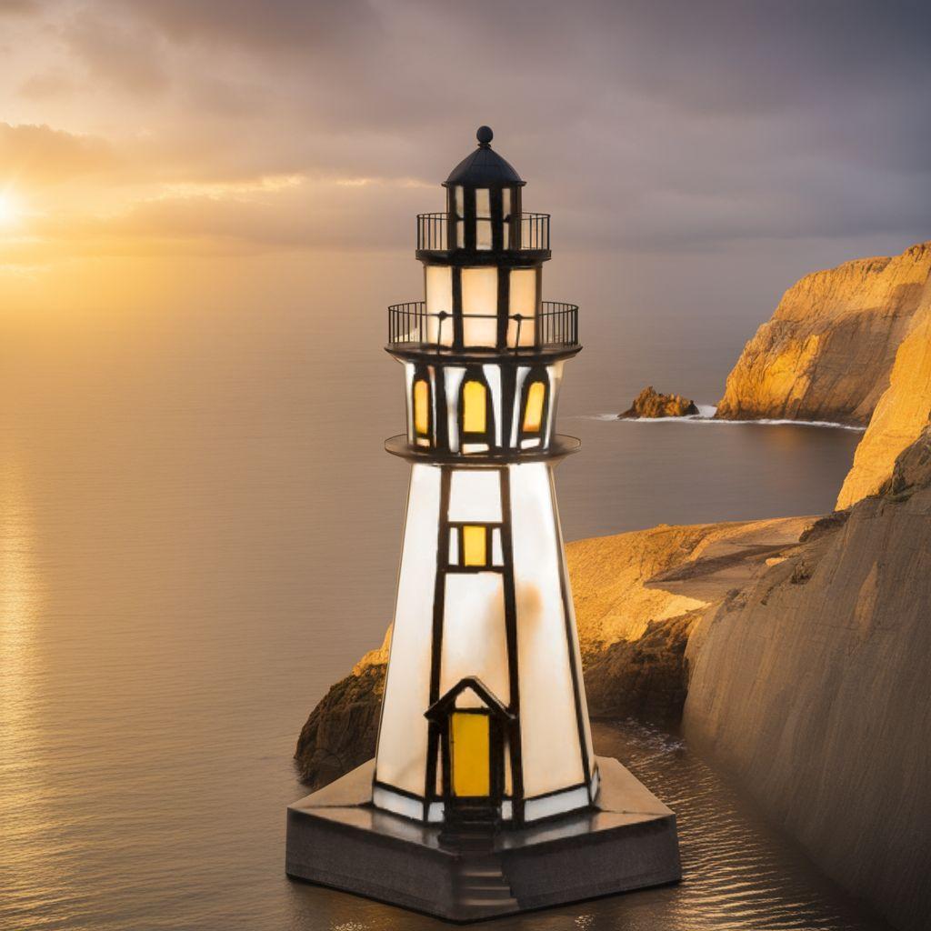 照明 ライト 灯台 ステンドグラス おしゃれ