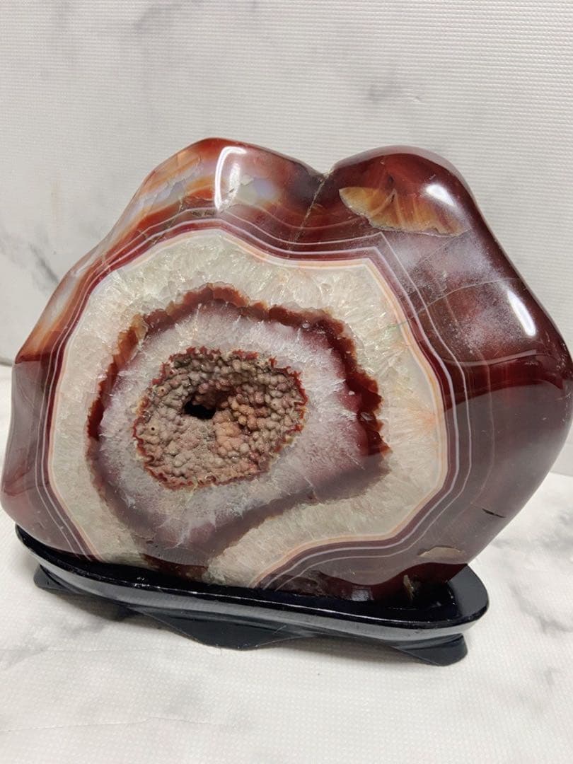 瑪瑙/アゲート/キラキラジオード/天然石/原石/置き物