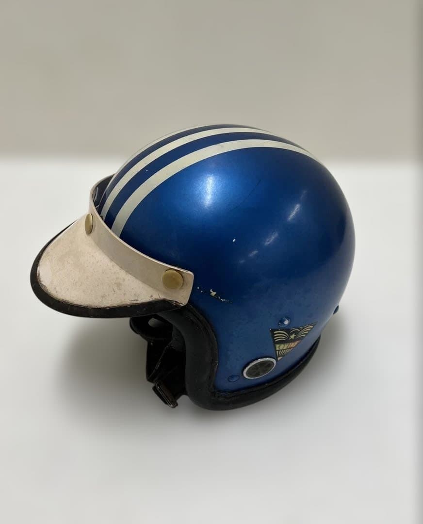 SHELBY COBRA 革巻き ジェット　 純正バイザー付