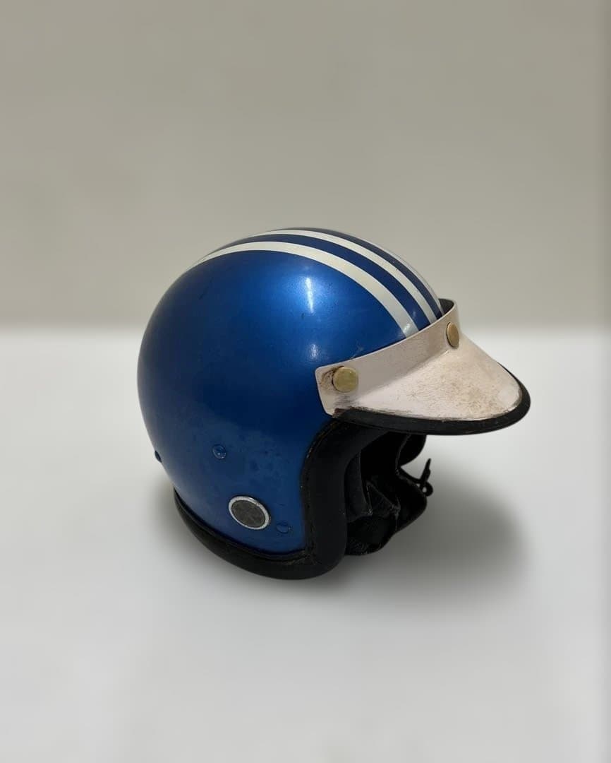 SHELBY COBRA 革巻き ジェット　 純正バイザー付