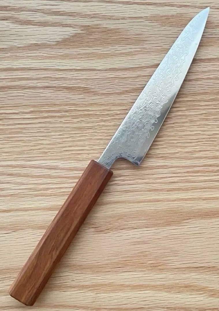 清助 SLD鋼 49層ダマスカス ペティーナイフ　135mm
