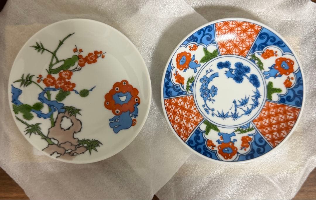 万博限定 中川政七商店 ミャクミャク 有田焼 豆皿 2種セット