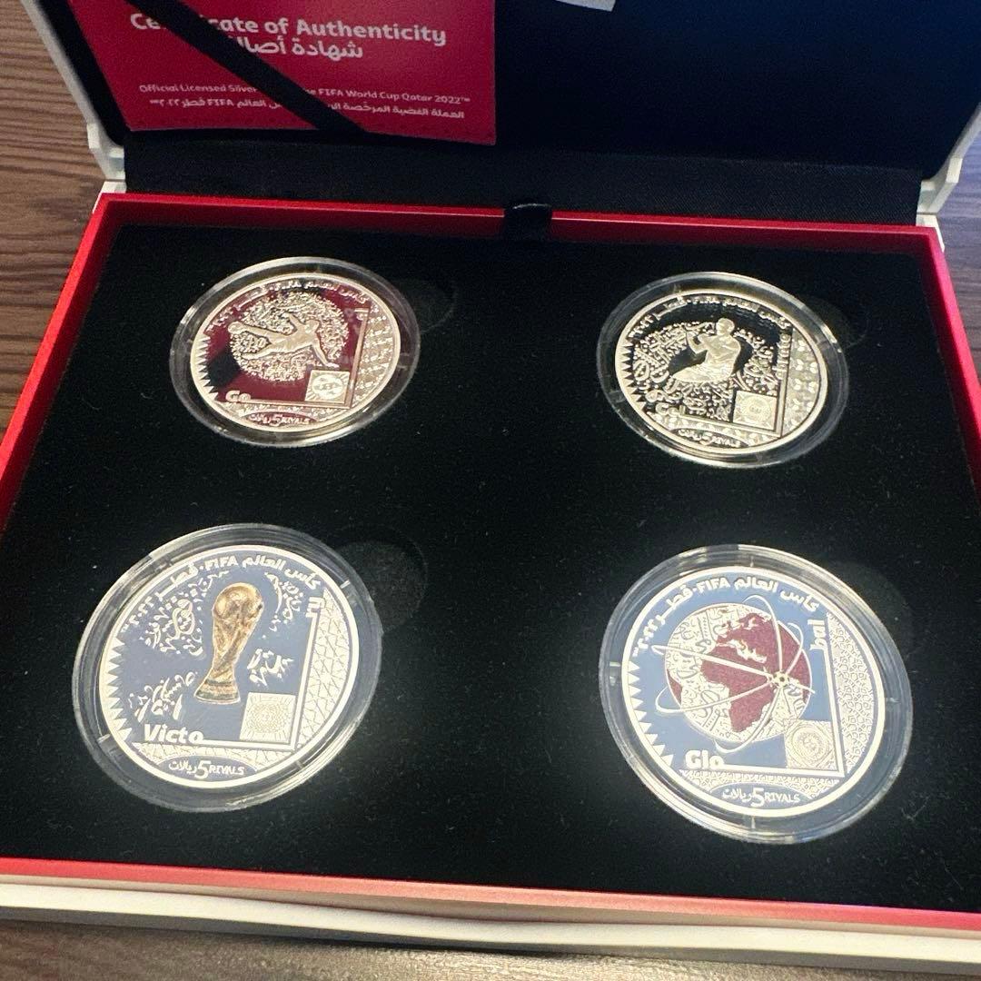 銀貨【純銀】FIFAワールドカップカタール2022記念