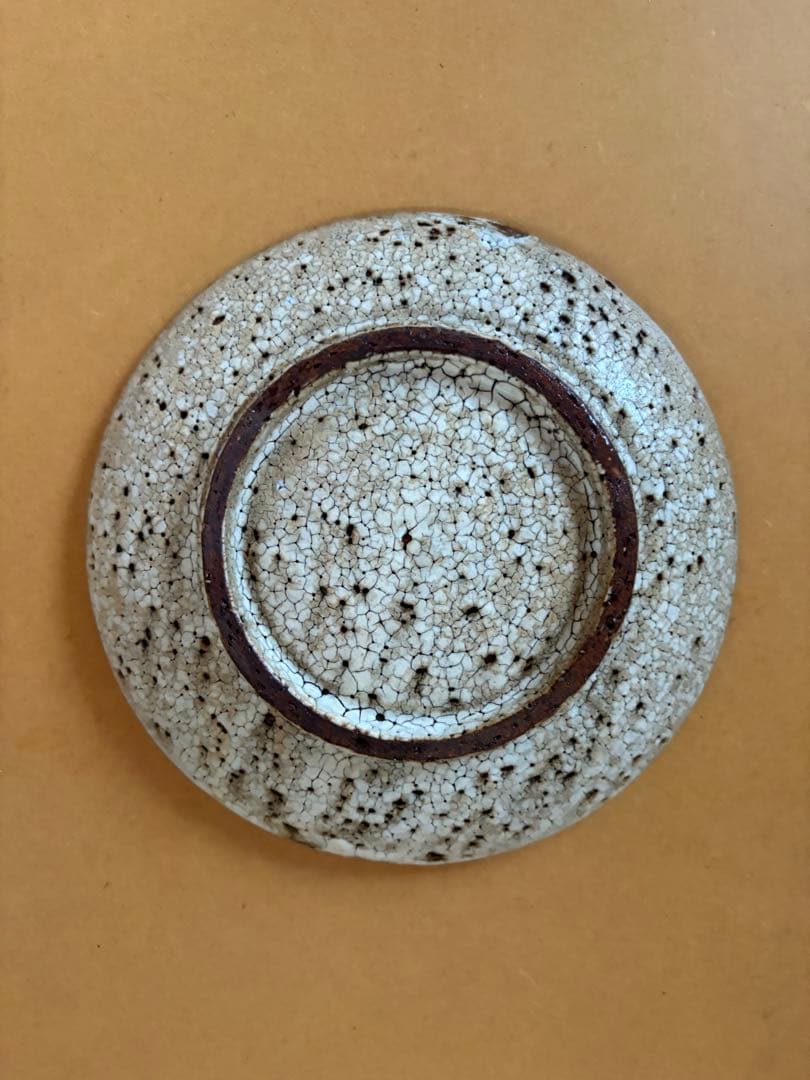 楠田純子　貫入皿　クロス　2枚セット