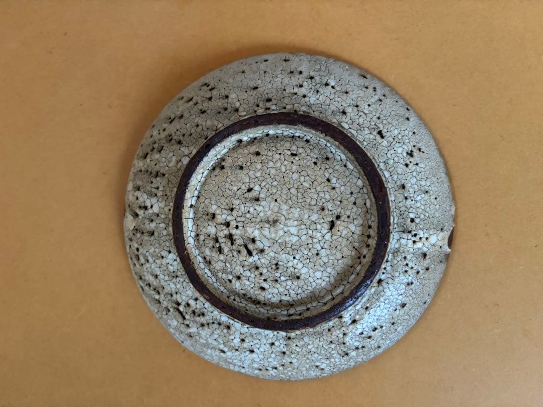 楠田純子　貫入皿　クロス　2枚セット