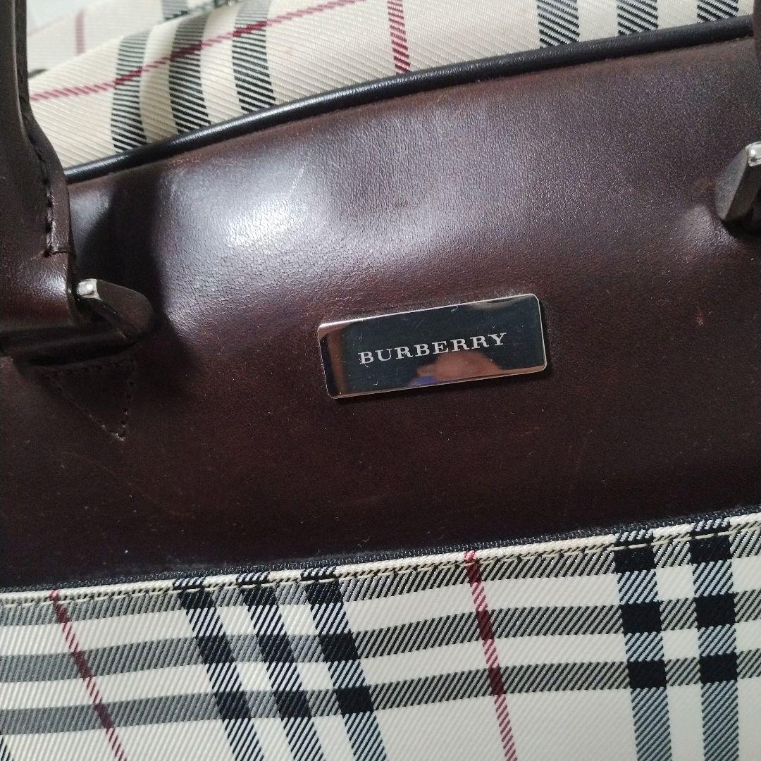 【美品】大容量 BURBERRY バーバリー ボストンバッグ ノバチェック