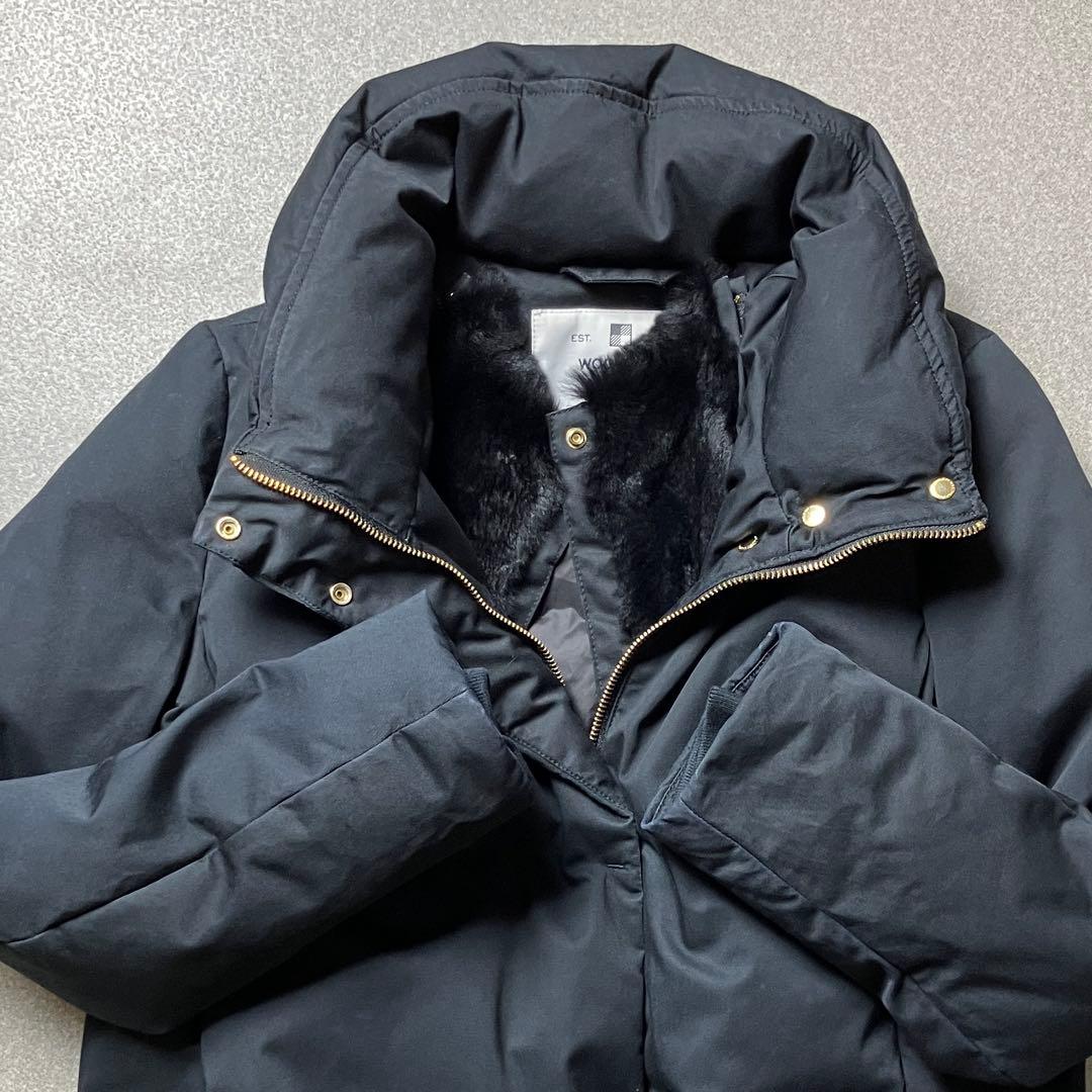 WOOLRICHコクーンダウン ラビットファー 別注 ウールリッチ