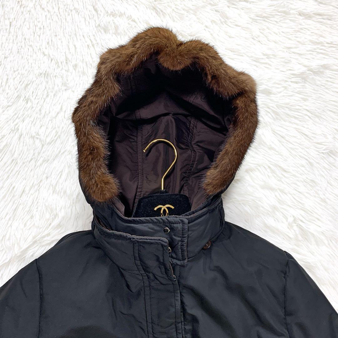 【4way】S Max Mara リバーシブル ダウンコート ファー フード