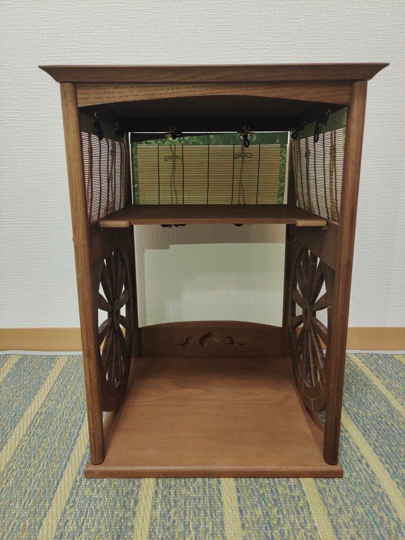 淡々斎好写 小川一徳作 御幸棚 煎茶道具 茶棚 茶事 棚物 紙箱 未使用品