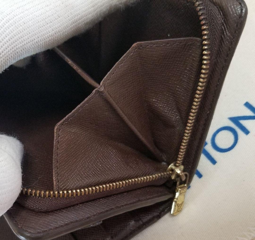【直営店正規品】ルイヴィトン ダミエ コンパクトジップ 二つ折り財布