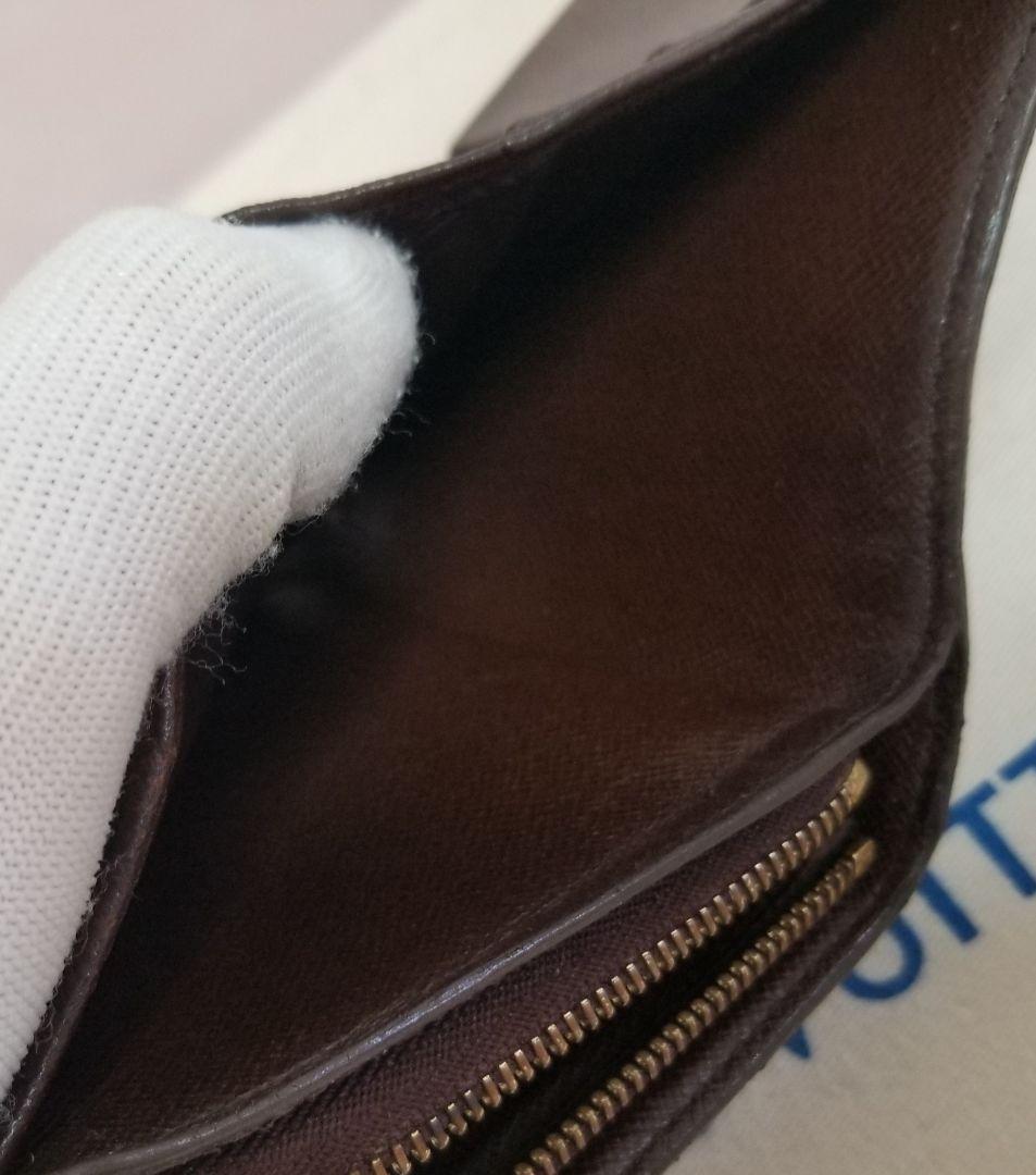 【直営店正規品】ルイヴィトン ダミエ コンパクトジップ 二つ折り財布