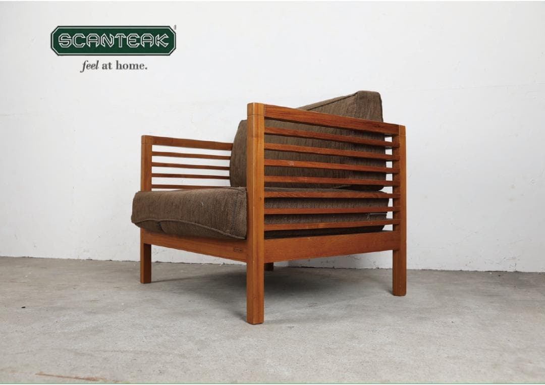 『SCANTEAK』スキャンティーク シングルソファ ラウンジソファRWso97