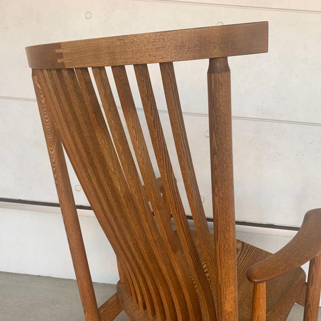 飛騨高山 北々家具 ロッキングチェア 伝統工芸 無垢材