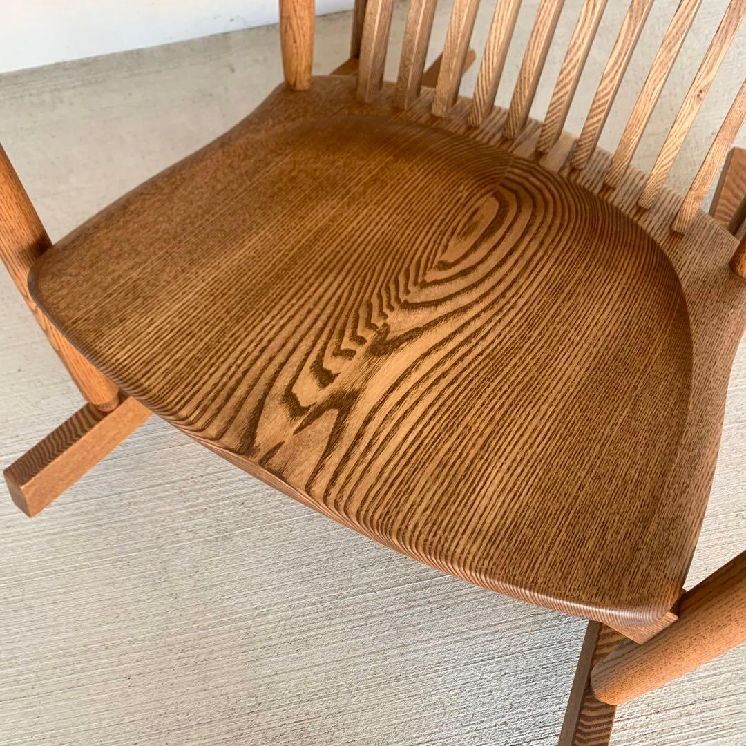 飛騨高山 北々家具 ロッキングチェア 伝統工芸 無垢材