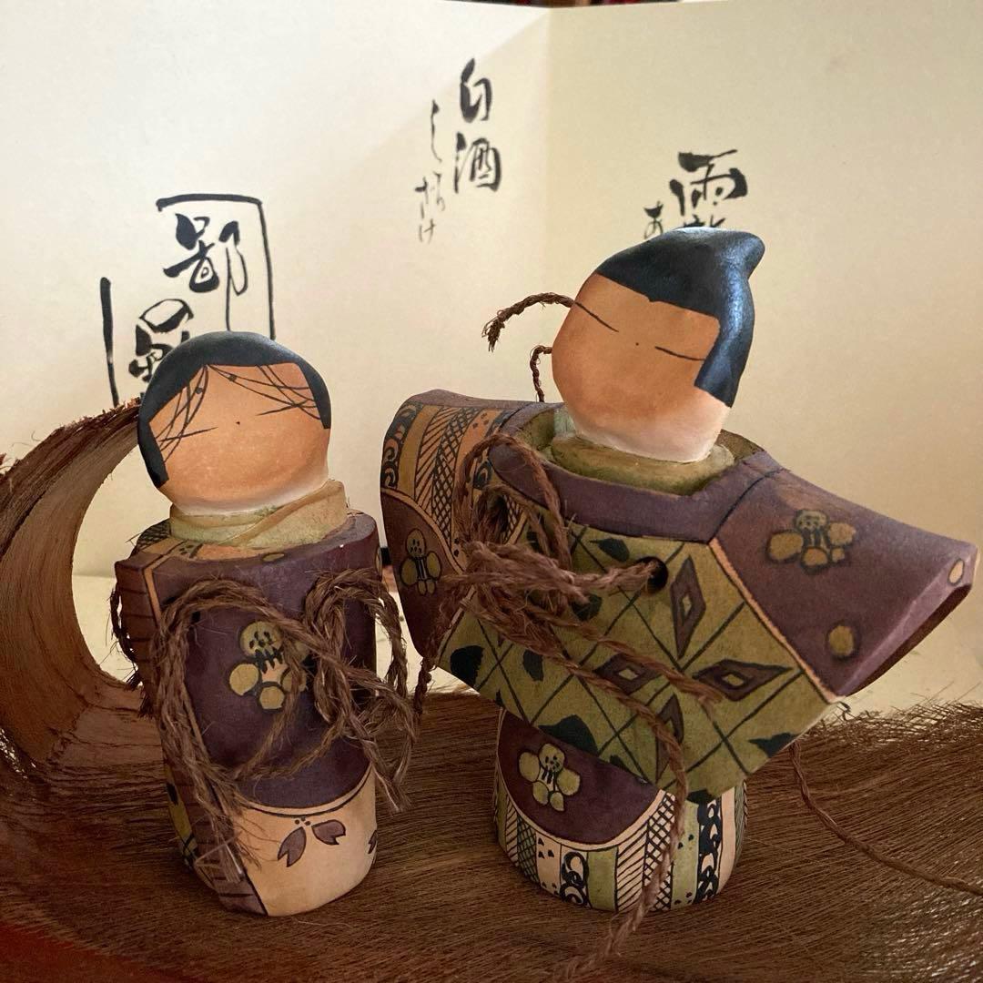未使用　ビンテージ　作家もの　賀多ぞう　 雛人形　シーズン