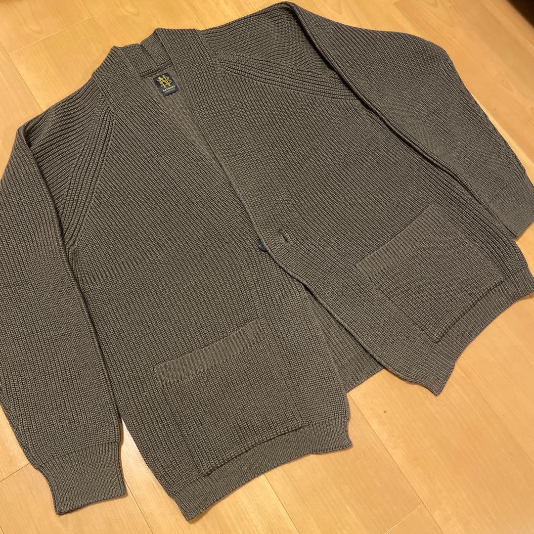 BATONER カーディガン Lサイズ メンズ 美品 ブラウン 茶 ニットJPN