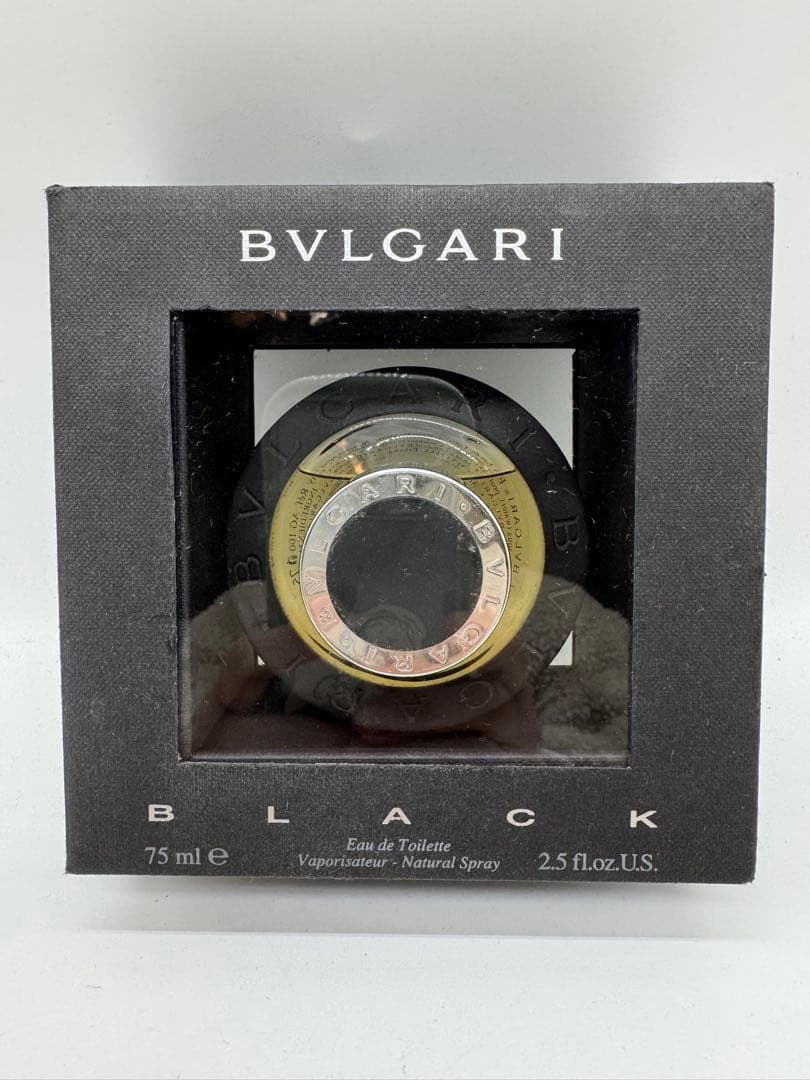 【廃盤品】BVLGARI BLACK ブルガリ　ブラック 香水 EDT 75ml