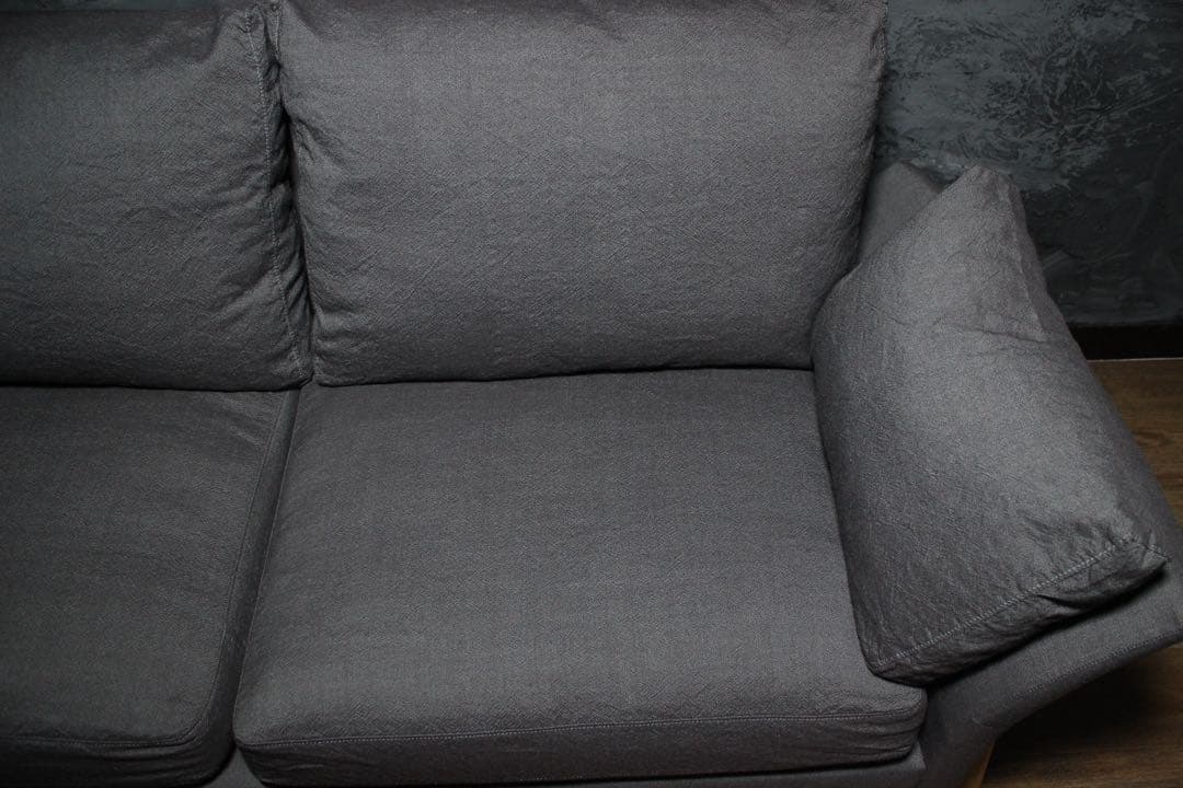 首都圏送無料〜UW52 36万 総フェザー 3人掛け 奇跡の寝心地 極上 ソファ