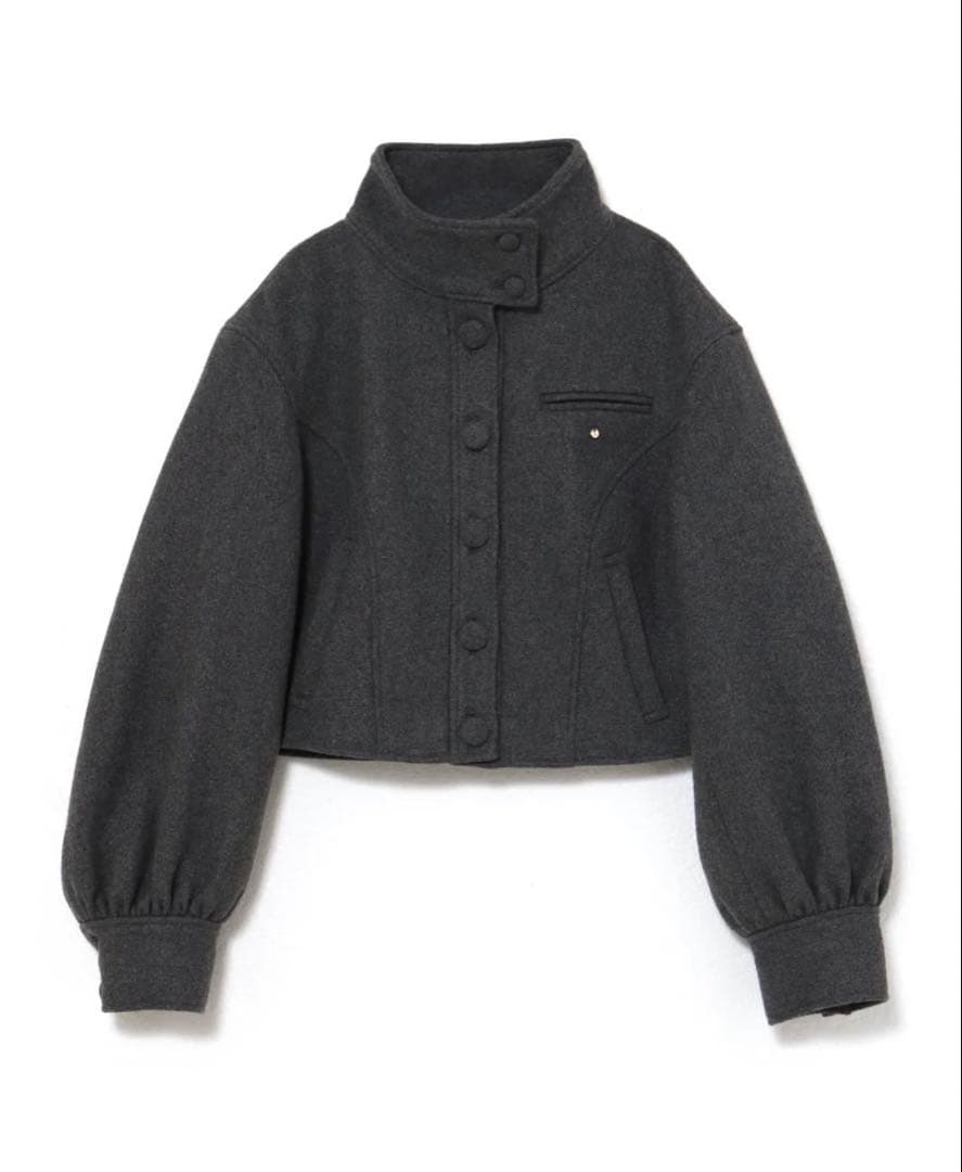 ANDMARY Zoey stand neck jacket ハイネック