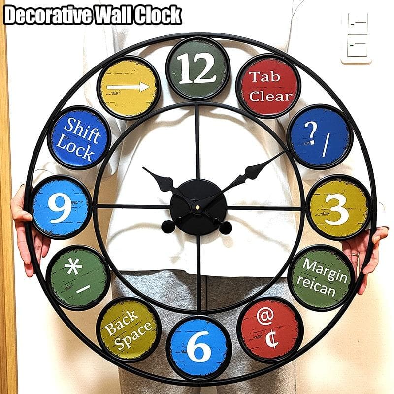 掛時計 大きい デコラティブウォールクロック レトロ雑貨 壁掛け アンティーク