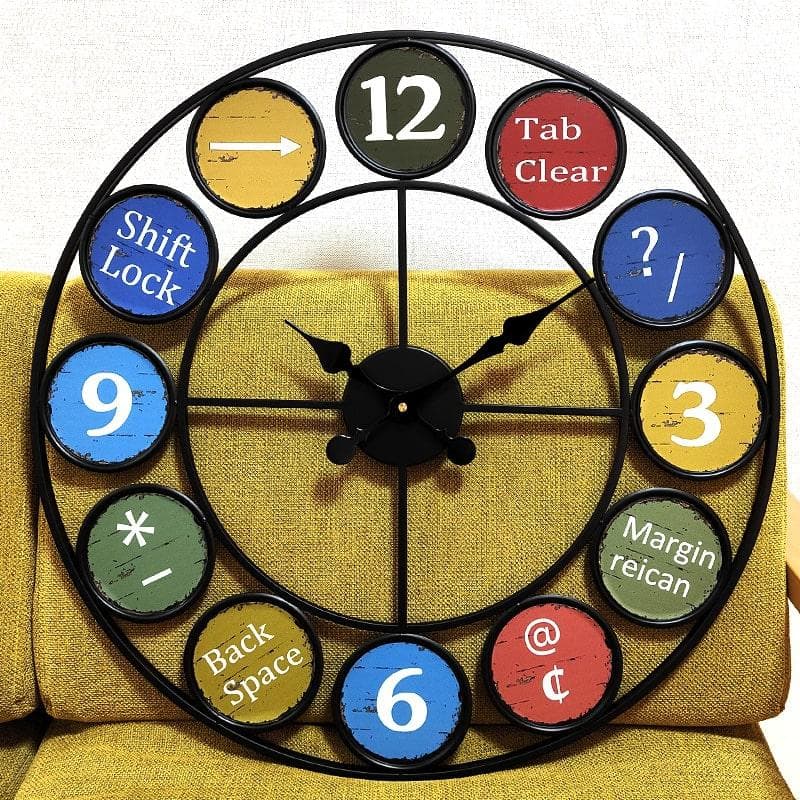 掛時計 大きい デコラティブウォールクロック レトロ雑貨 壁掛け アンティーク