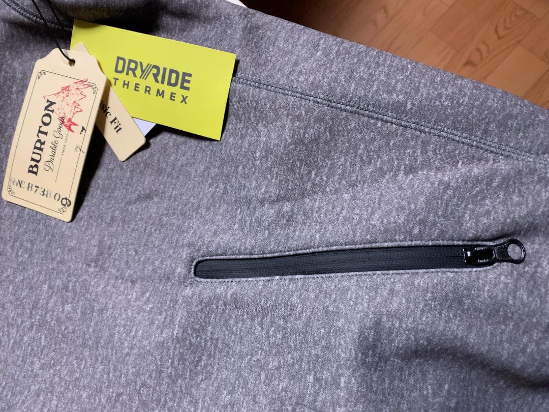 ★ 新品未使用！ BURTON バートン 撥水 フーディ パーカー グレー L