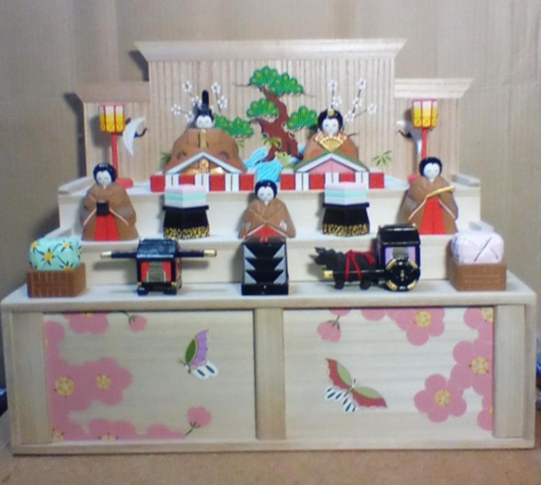 段雛(新品)　奈良一刀彫　特価(今年最終)