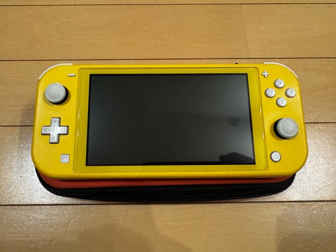 Nintendo Switch Lite イエロー 本体 右スティックジャンク