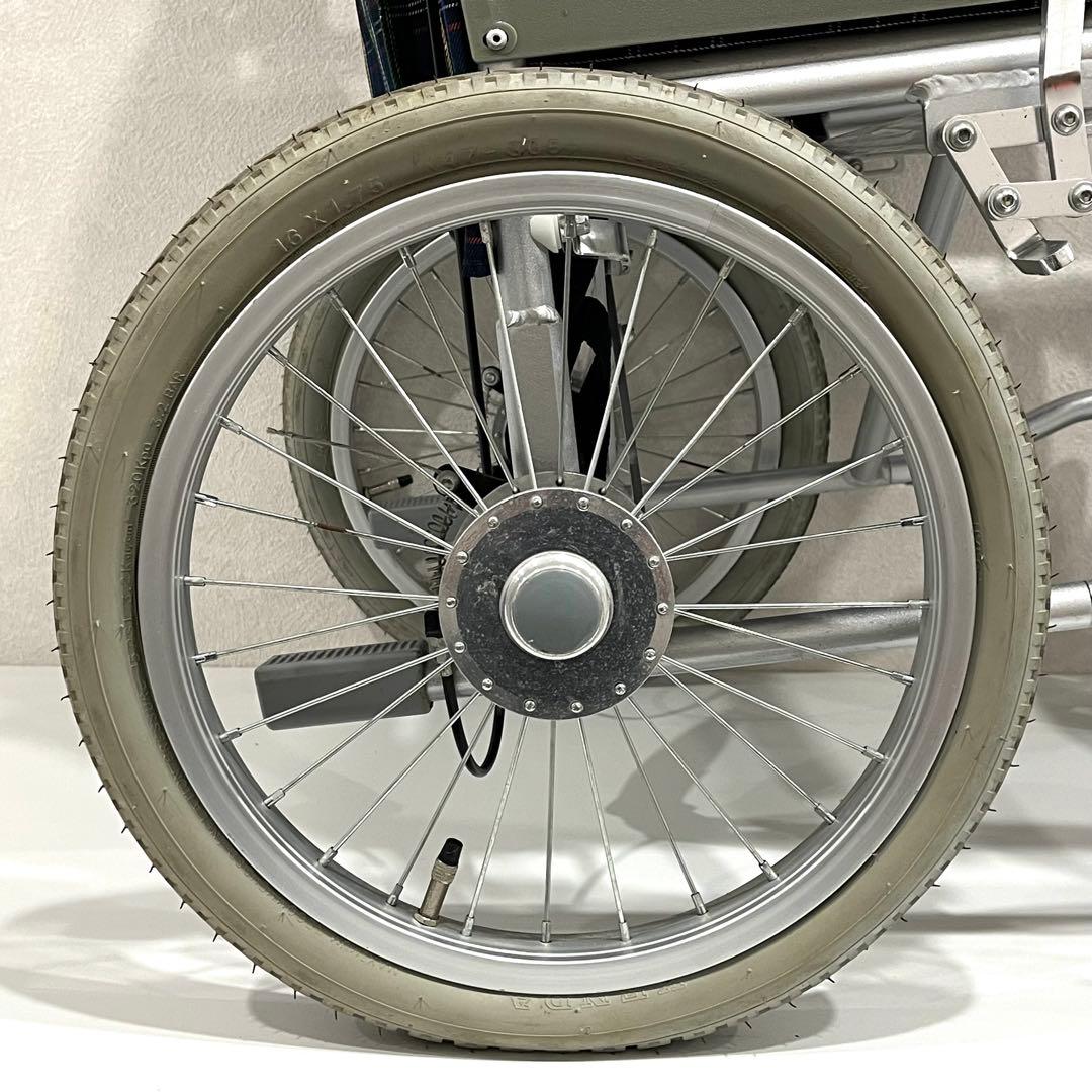 h432 新品　幸和製作所　介護用車椅子　介助式車椅子　チェック柄　軽量　車いす