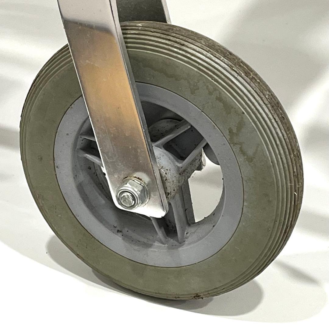 h432 新品　幸和製作所　介護用車椅子　介助式車椅子　チェック柄　軽量　車いす