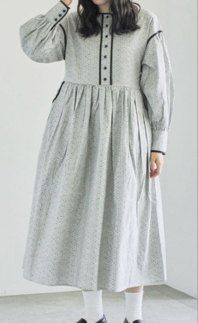 ツハル　サマンサモスモス リバティ forest wave ワンピース　美品