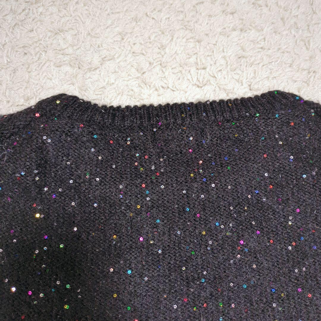 【タグ付】スローブイエナ　スパンコールニット　完売品　2025年モデル　極美品
