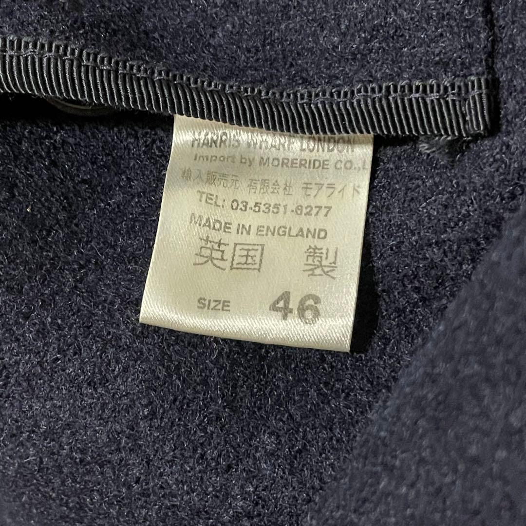 【美品】HARRIS WHARF LONDON チェスターコート46 M 英国製