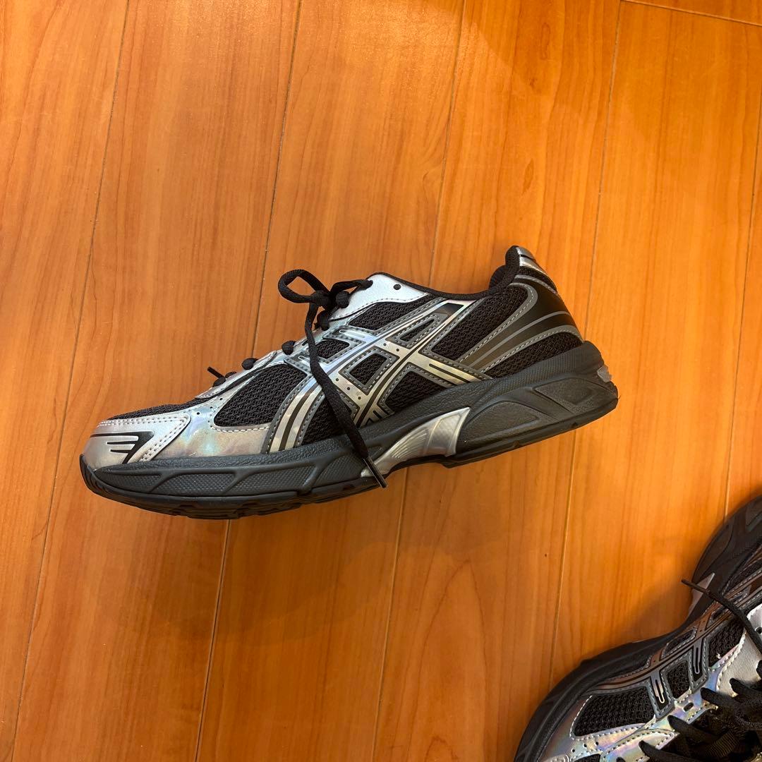 靴 asics GEL-1130 BLACK/PURE SILVER