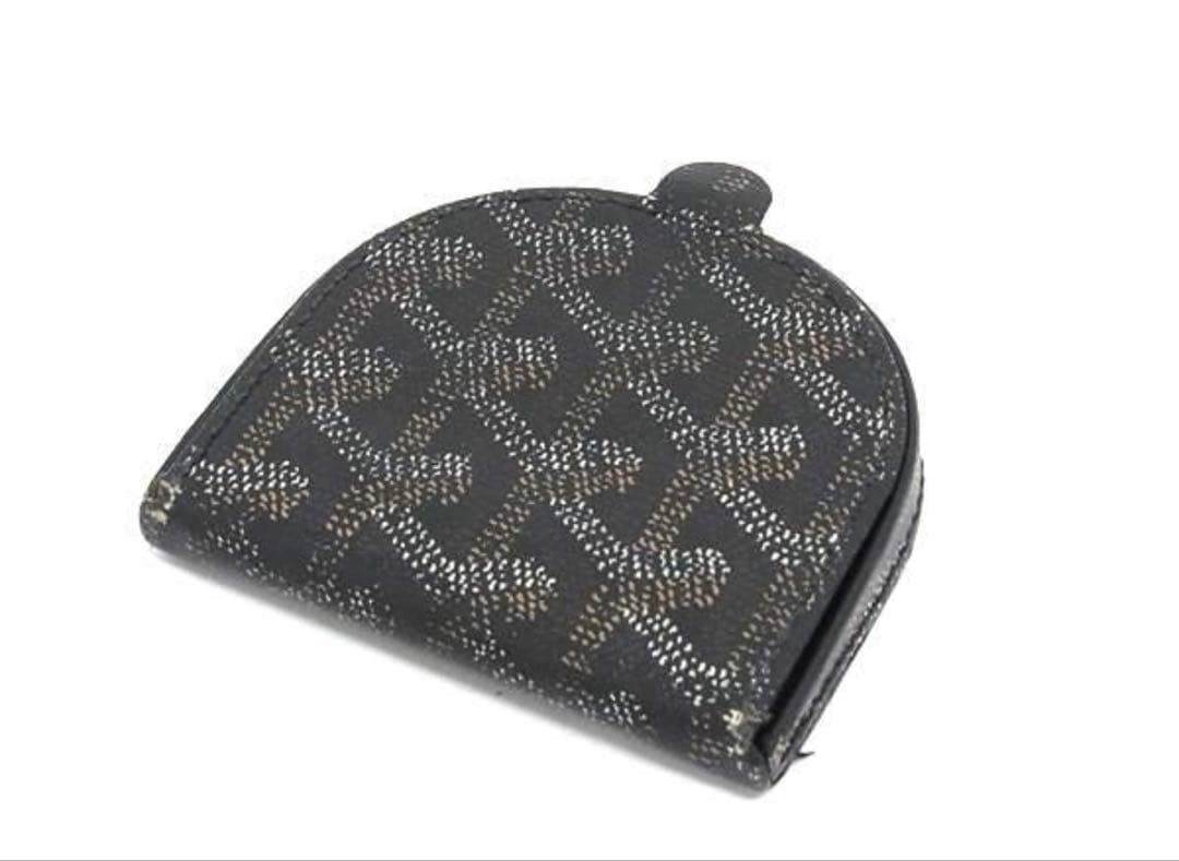 GOYARD ゴヤール ヘリンボーン PVC ケース パース　馬蹄形