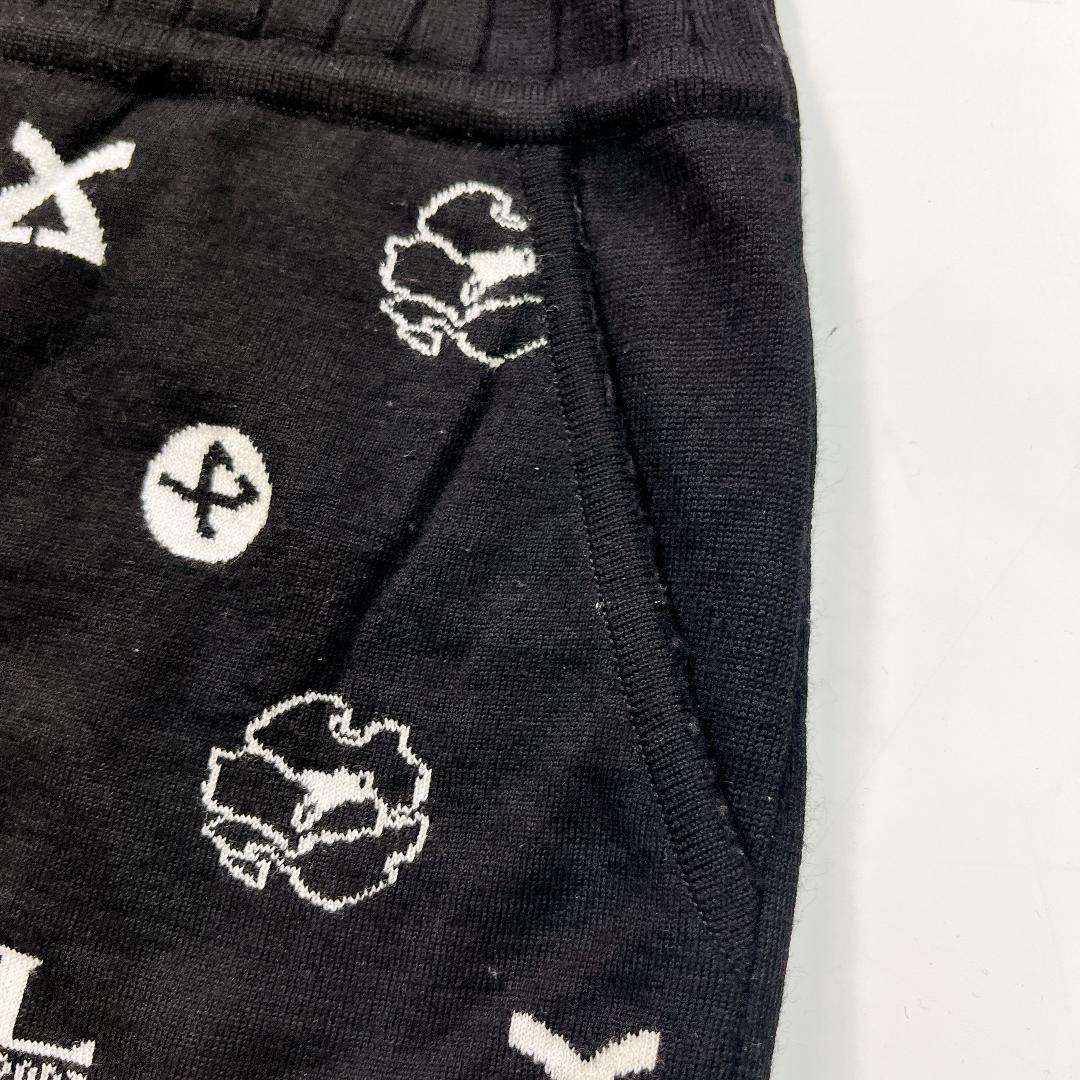 レオナールスポーツ ニット ワンピース 黒 40 L ポロニット