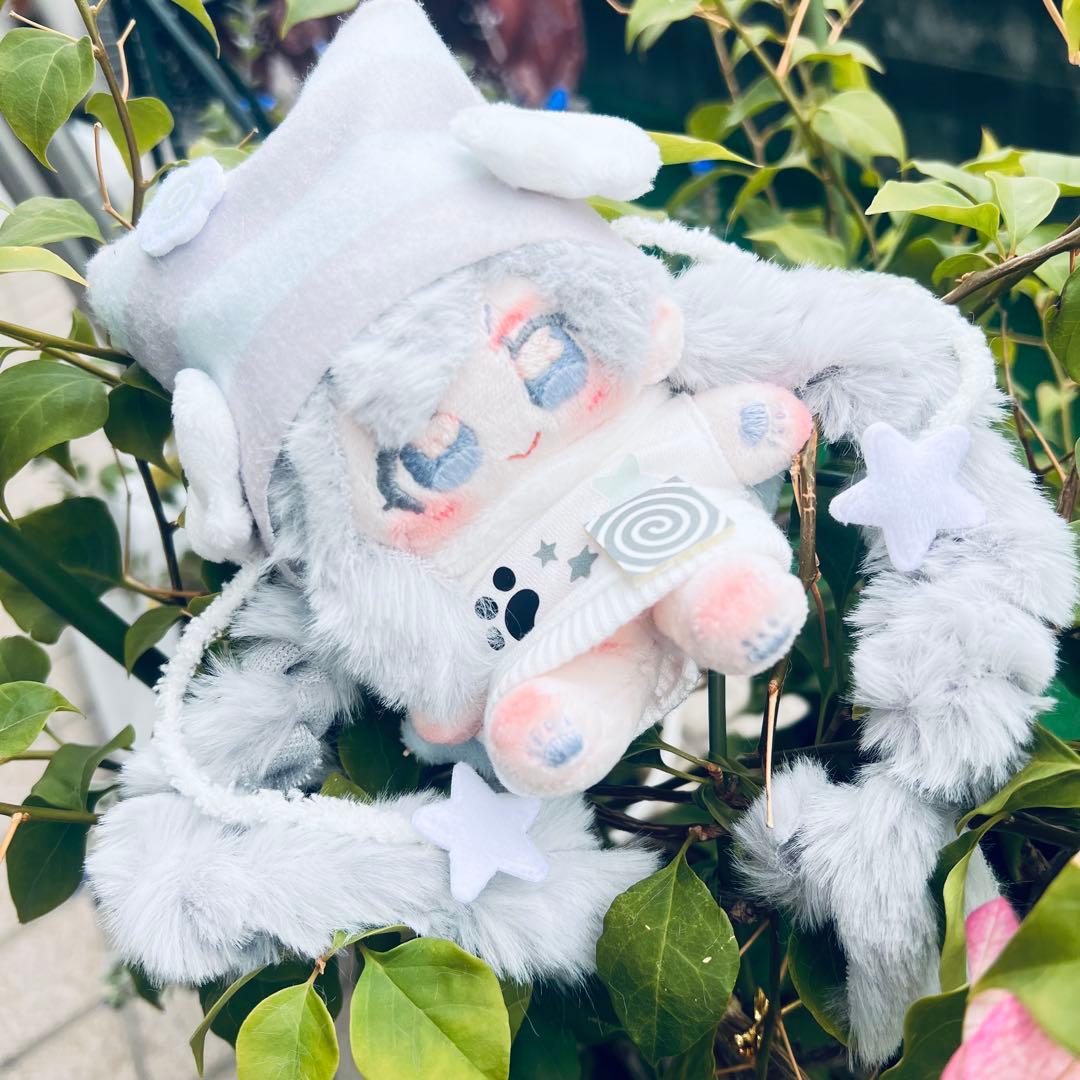 H*o様 自作ぬい 銀狼ちゃん 無属性ぬいぐるみ