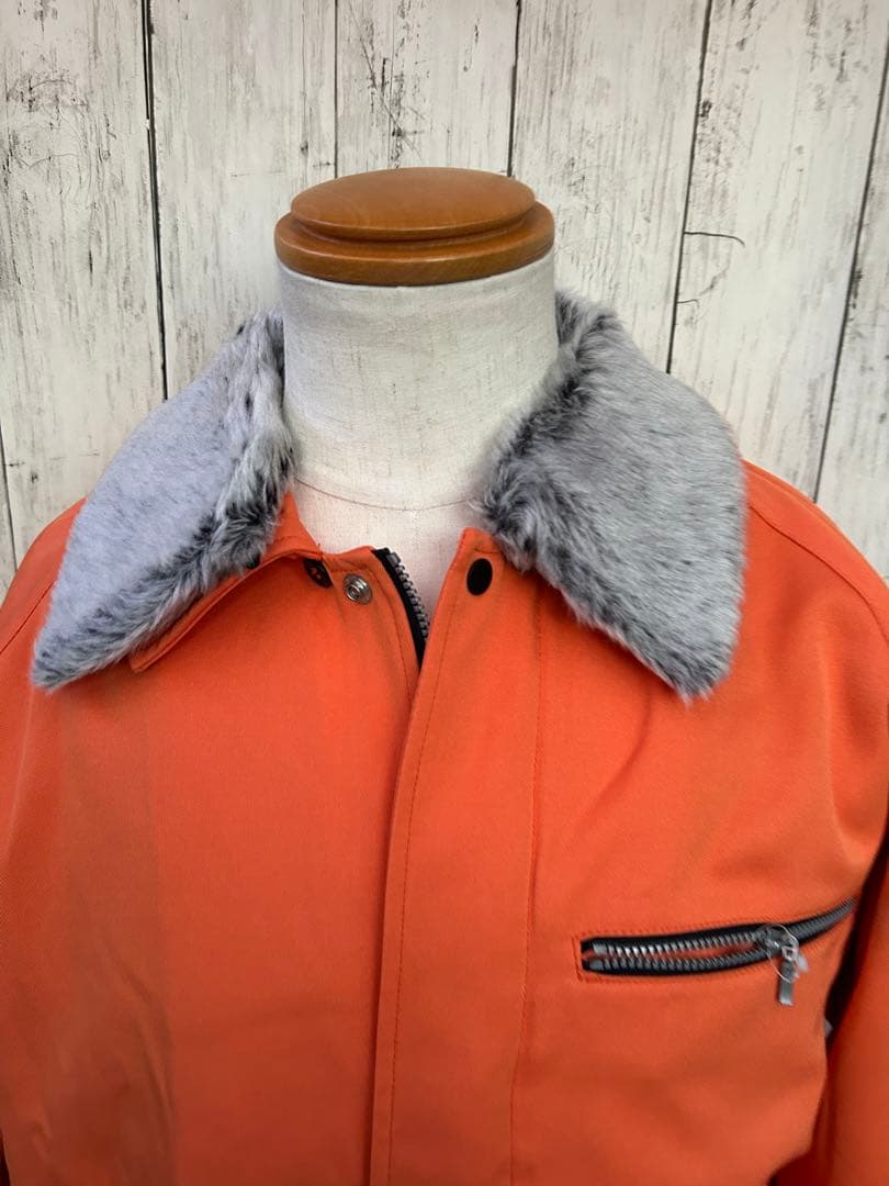 寅壱　パイロットジャンパー　ドカジャン　27番色　オレンジ　M スーパー制電