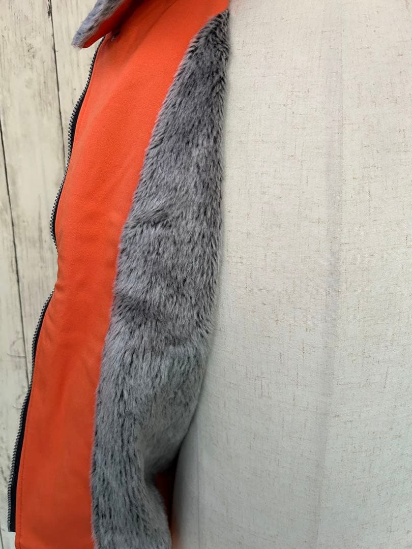 寅壱　パイロットジャンパー　ドカジャン　27番色　オレンジ　M スーパー制電