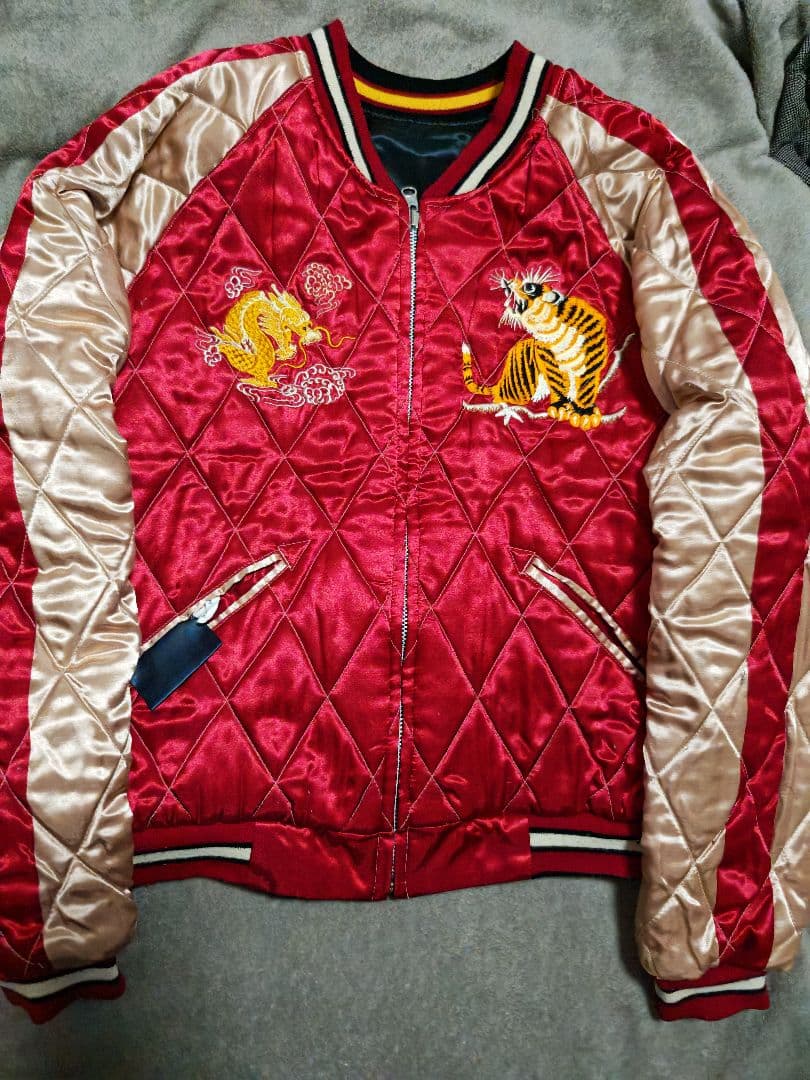 DRAGON 日本限定トウヨウ虎龍 スカジャン unisex レーヨン ２面用