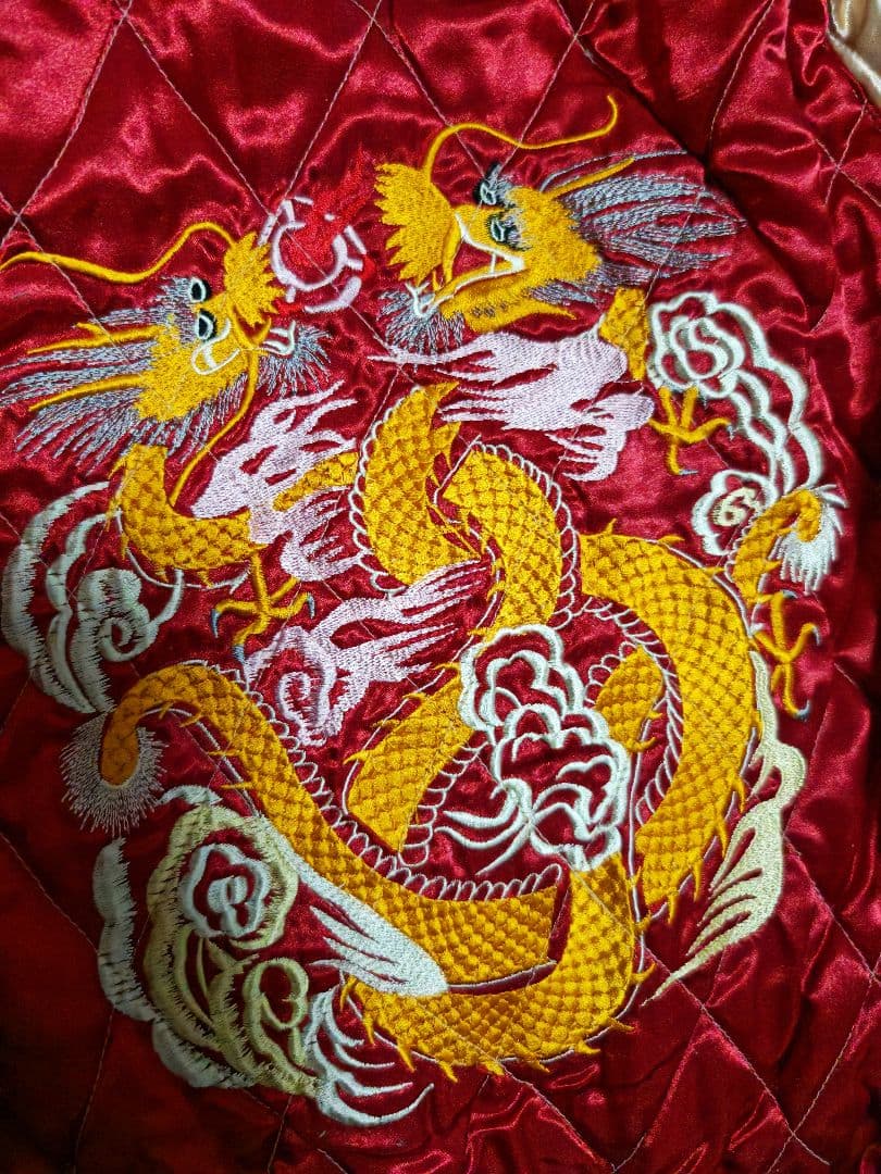 DRAGON 日本限定トウヨウ虎龍 スカジャン unisex レーヨン ２面用