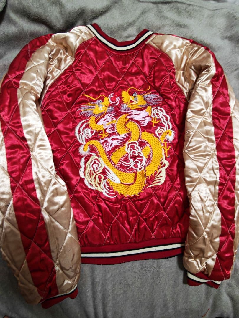 DRAGON 日本限定トウヨウ虎龍 スカジャン unisex レーヨン ２面用