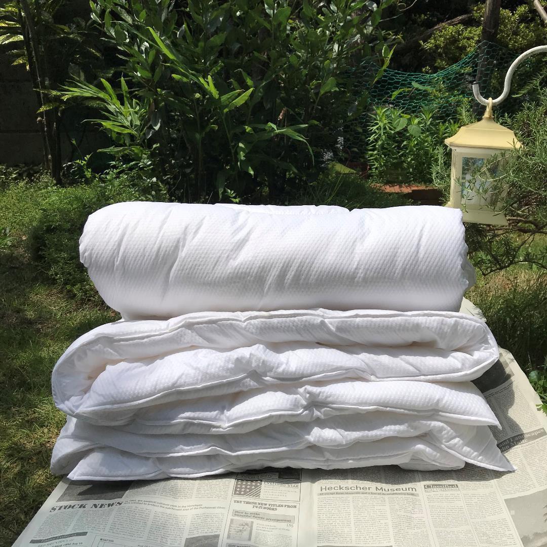 Marks & Spencer きらきら格子が美しい！羽毛布団 ダブル