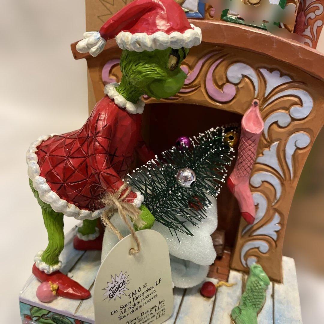 新品　Jim Shore グリンチ クリスマス置物 約18cm ジムショア