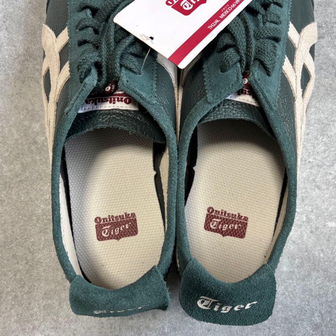 【新品未使用品】オニツカタイガー メキシコ66 スニーカー シボ革 28cm