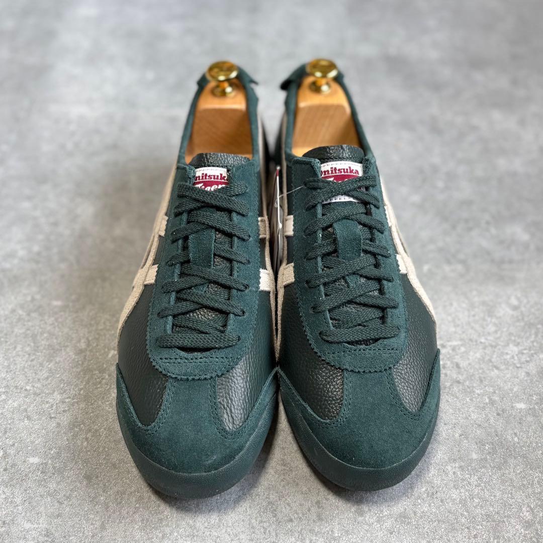 【新品未使用品】オニツカタイガー メキシコ66 スニーカー シボ革 28cm