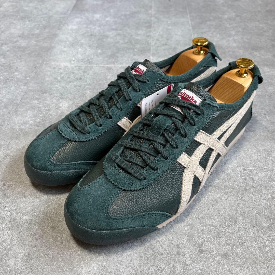 【新品未使用品】オニツカタイガー メキシコ66 スニーカー シボ革 28cm