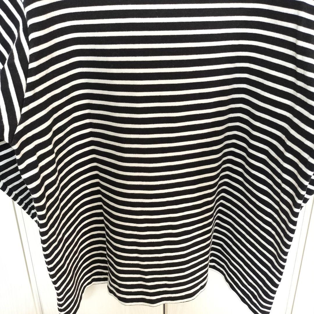 COMOLI ボーダー ボートネック サイズ2