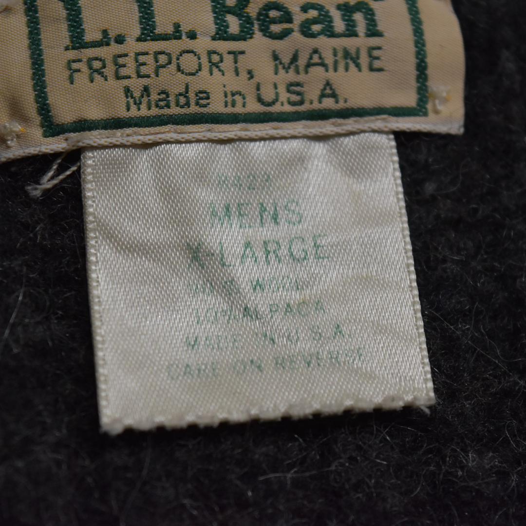 L.L.Bean USA製 アルパカ混ウール フルジップ ドライバーズニット